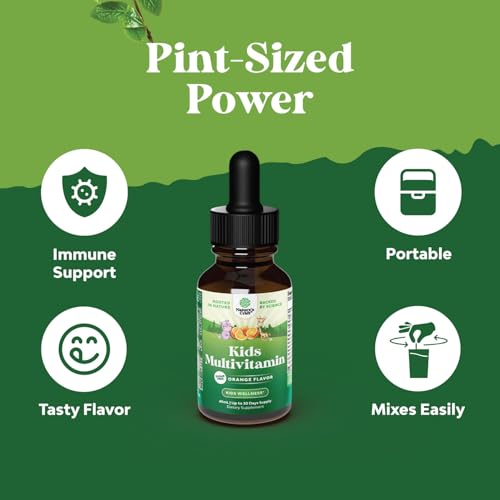 Liquid Multivitamin for Kids with Vitamins A C D3 E B6 J299313