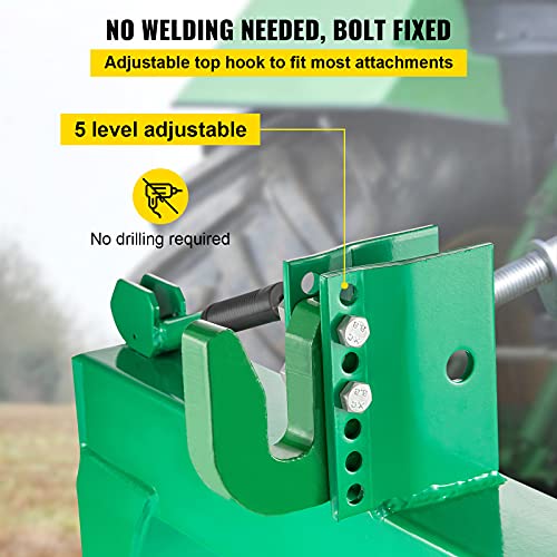VEVOR 3-Point Quick Hitch, 3000 LBS Lifting Capacity, Category 1 & 2 Tractor X69507