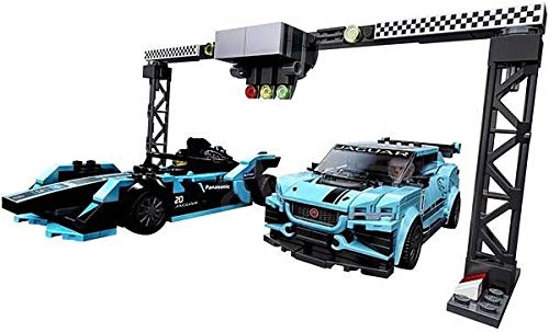LEGO Speed Champions Panasonic Jaguar Racing Gen2 Car & I-PACE eTROPHY Building Kit C5065