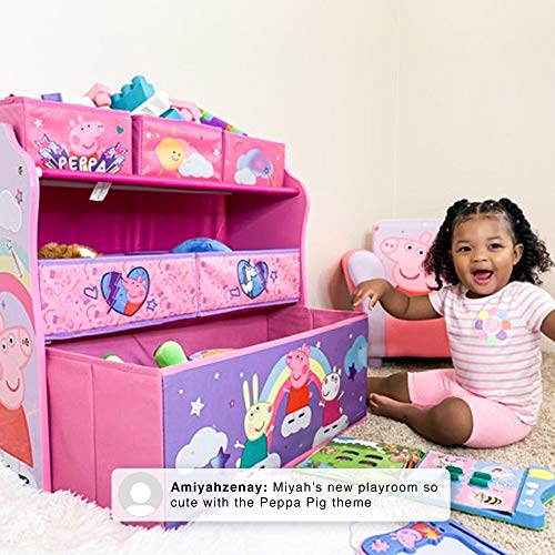 Delta Children 6 Bin Toy Storage Organizer, Disney Princess G9256