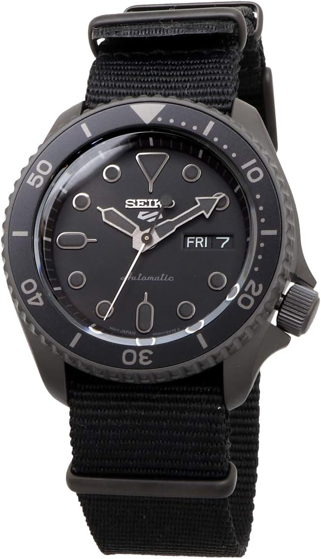 Seiko 5 Sports SKX Street Style Automatic Watch SRPD79 All Black A301889