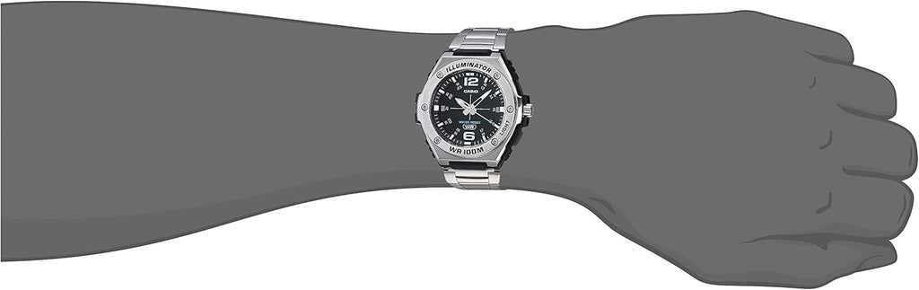 Casio Illuminator Men's Quartz 100M Water Resistant Watch MWA100HD-1AV A305785