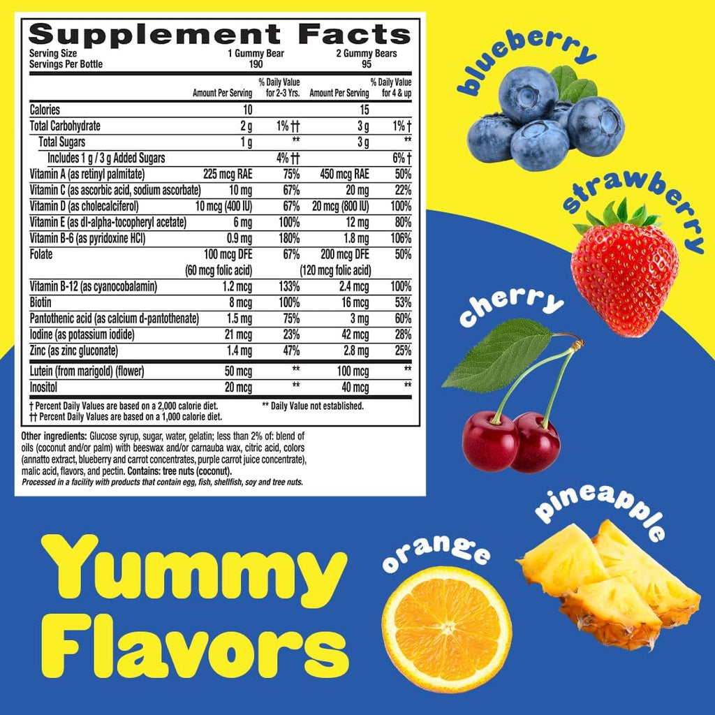 L’il Critters Gummy Vites Daily Multivitamin for Kids, 190 Gummies H76392