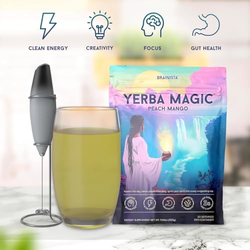 Yerba Magic Pina Colada Yerba Mate Instant Tea Powder, 3-in-1 Super Drink, 30 Servings K645