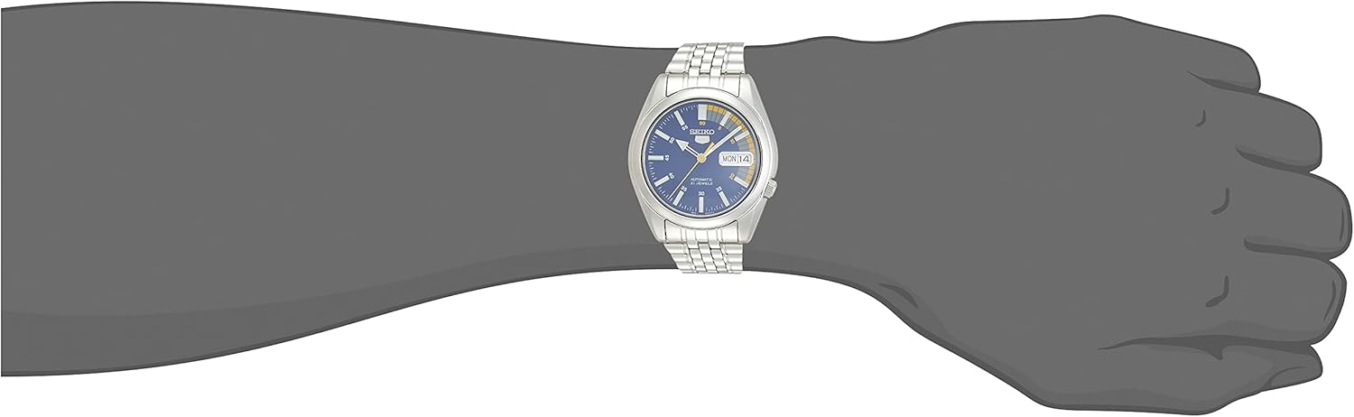Seiko 5 Automatic Blue Dial Stainless Steel Men's Watch SNK371K1 T7958
