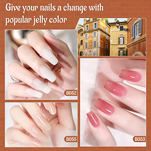 JODSONE Gel Nail Polish Kit with Mini UV LED Lamp M35191