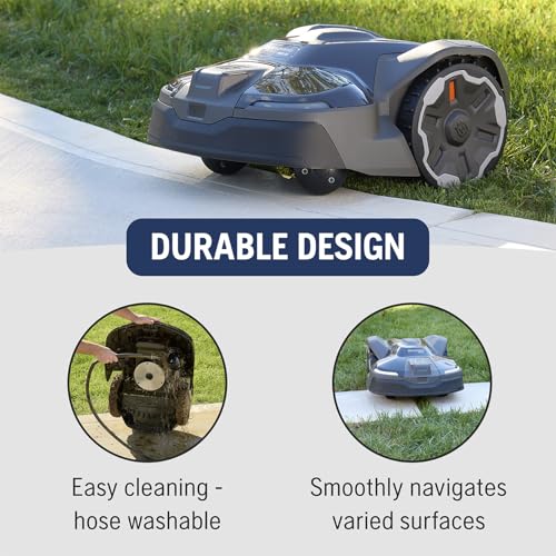 Husqvarna 410iQ Automower Robotic Mower with Charging Station and Replacement Blades V76498