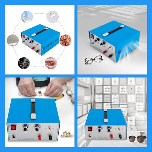 Jewelry Spot Welder, 500W Adjustable Pulse Welding Machine with Foot Pedal B1280
