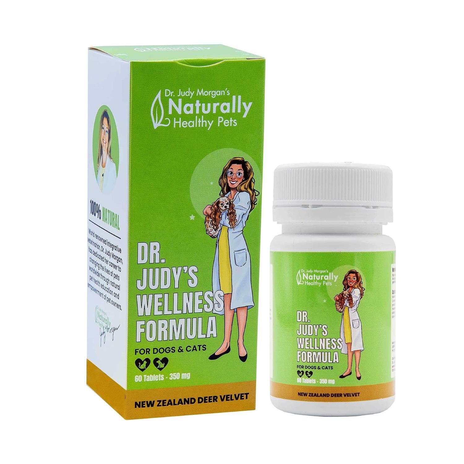 Dr. Judy Morgan's Naturally Healthy Pets New Zealand Deer Velvet Wellness Formula for Dogs ; Cats - Pet Supplies online store