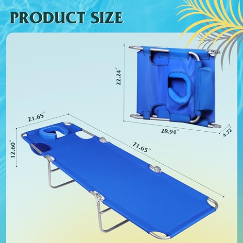 WLIVE Military Camping Cot, Portable Folding Cot with Carry Bag, Supports 300 Lbs, Silver Greige R758042