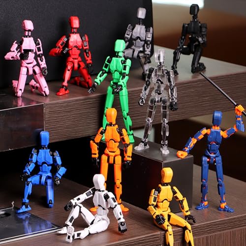 Titan 13 Action Figure Set, 3D Printed Multi-Jointed Movable Toy (3Pcs) O3697