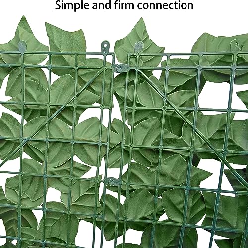 Artificial Ivy Privacy Fence Wall Screen 40x120 in UV-Anti Faux Greenery Backdrop U1001