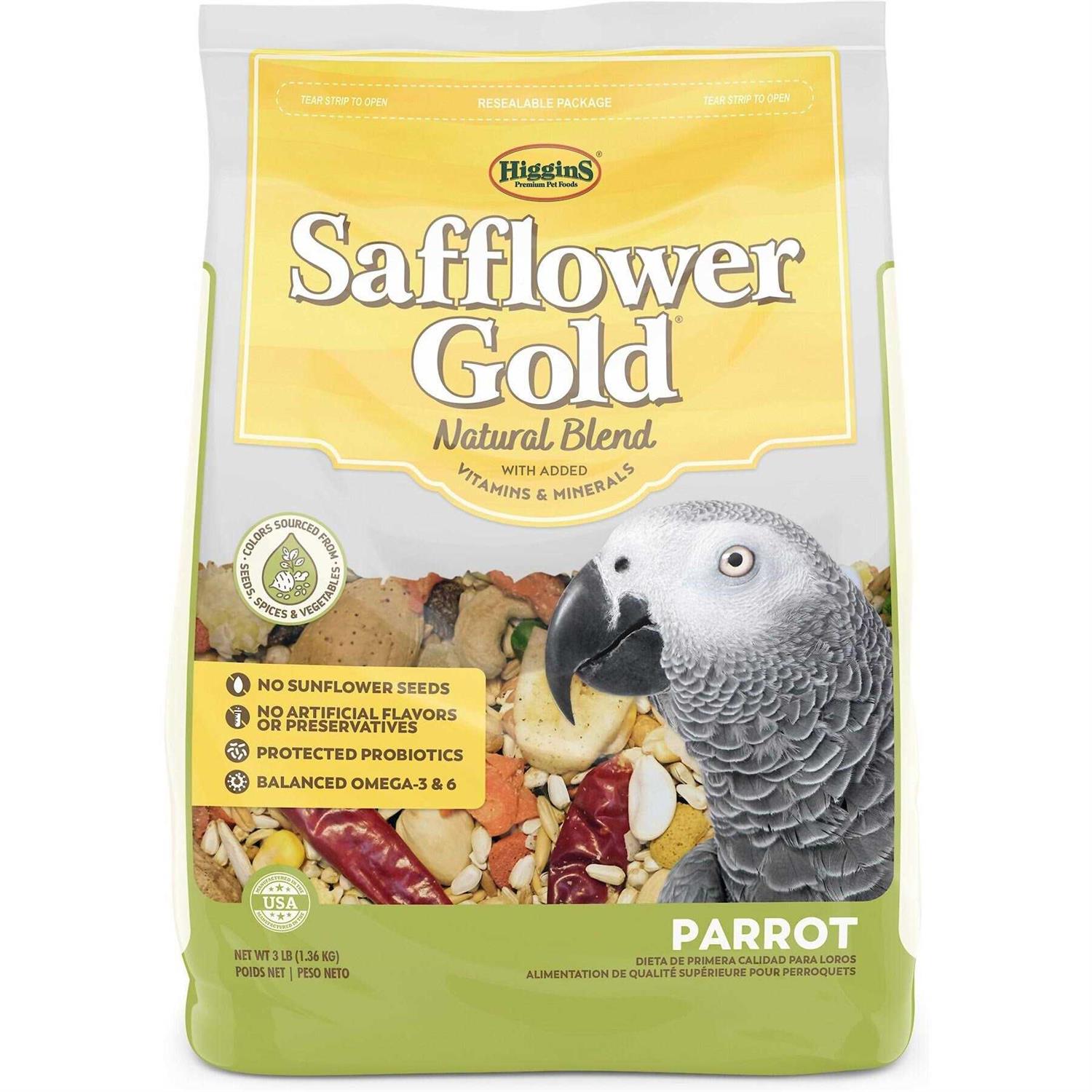 Higgins Safflower Gold Parrot Food O768214