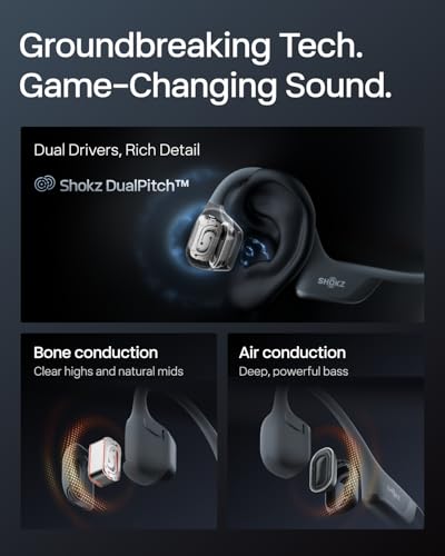 SHOKZ OpenRun Pro 2 Open-Ear Bone Conduction Sport Headphones Q8088
