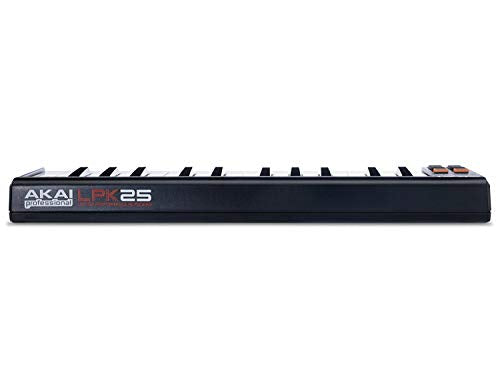 AKAI Professional LPK25 USB MIDI Keyboard Controller with 25 Velocity-Sensitive Keys E273419