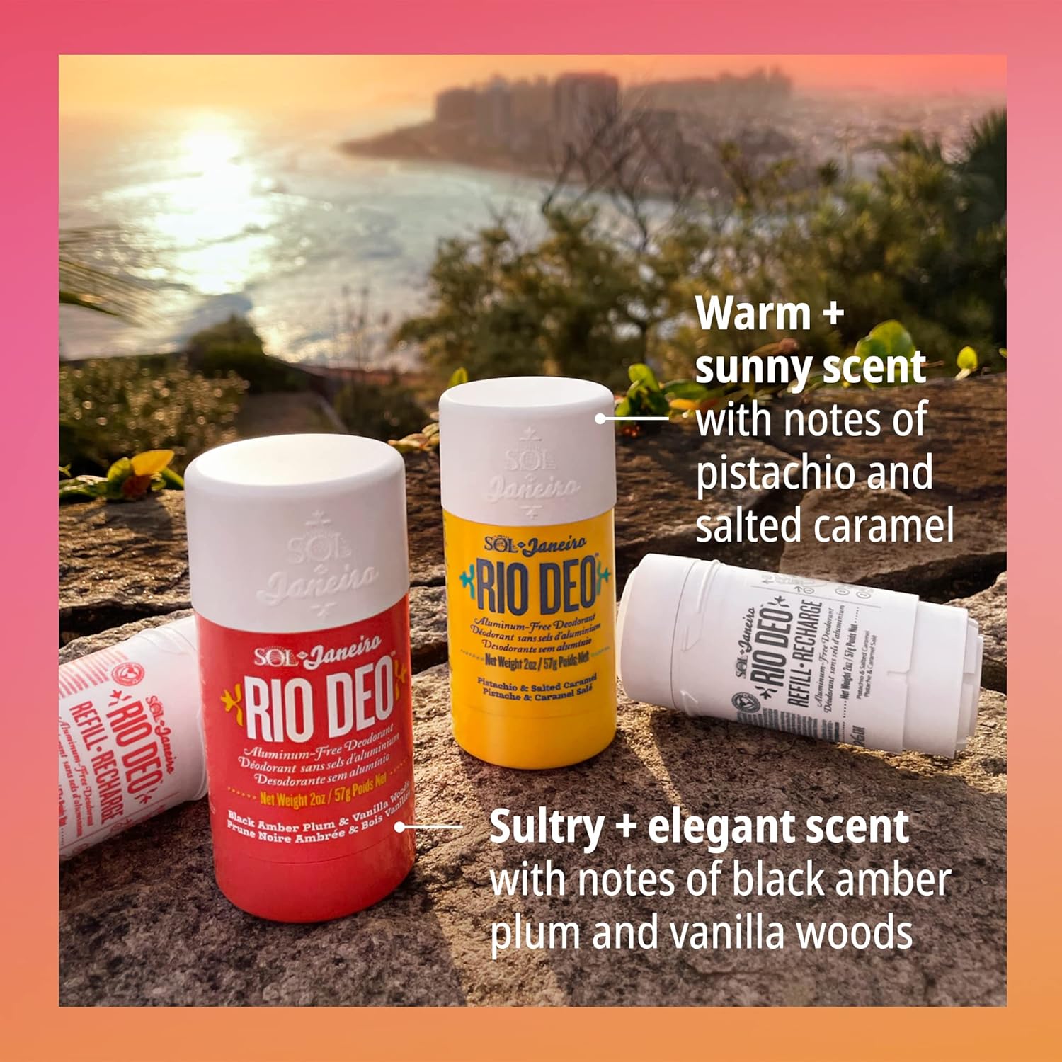 SOL DE JANEIRO Rio Deo Refillable Aluminum-Free Deodorant W181