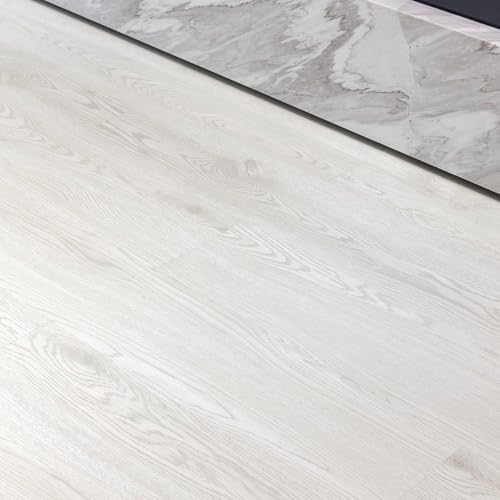 Self Adhesive Vinyl Flooring Planks Wood Effect Waterproof Grey 36pcs U963416