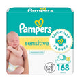 Pampers Sensitive Baby Wipes, Water Based, Hypoallergenic and Unscented, 16 Flip-Top Packs (1344 Wipes Total)