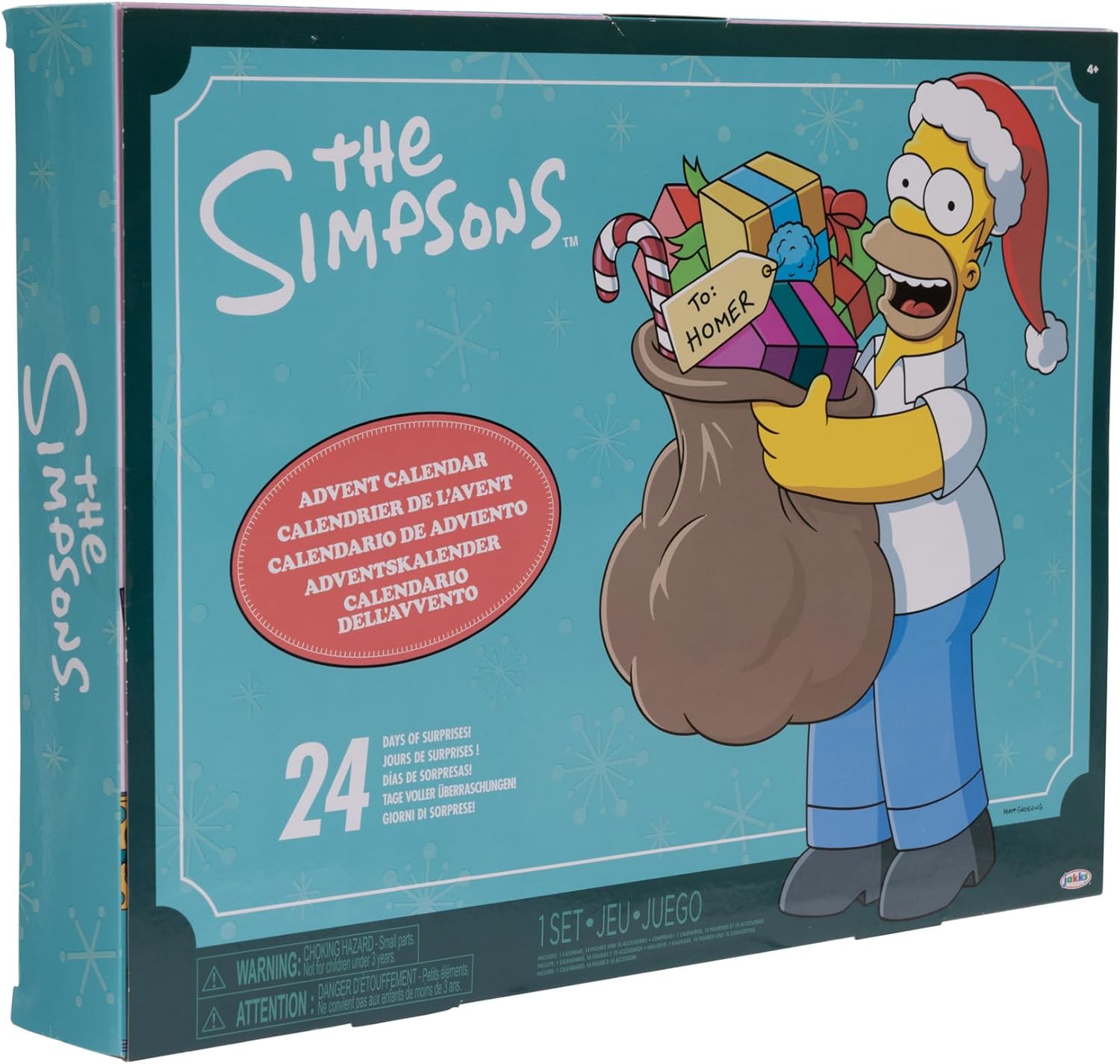 Disney The Simpsons Advent Calendar 2024, 24 Days of Mystery Figures and Accessories L341713