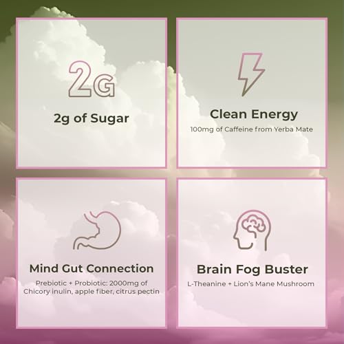 Yerba Magic Pina Colada Yerba Mate Instant Tea Powder, 3-in-1 Super Drink, 30 Servings K645