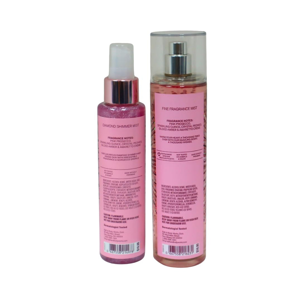 Bath & Body Works A Thousand Wishes Body Mist Gift Set 8 oz & 4.9 oz B40388
