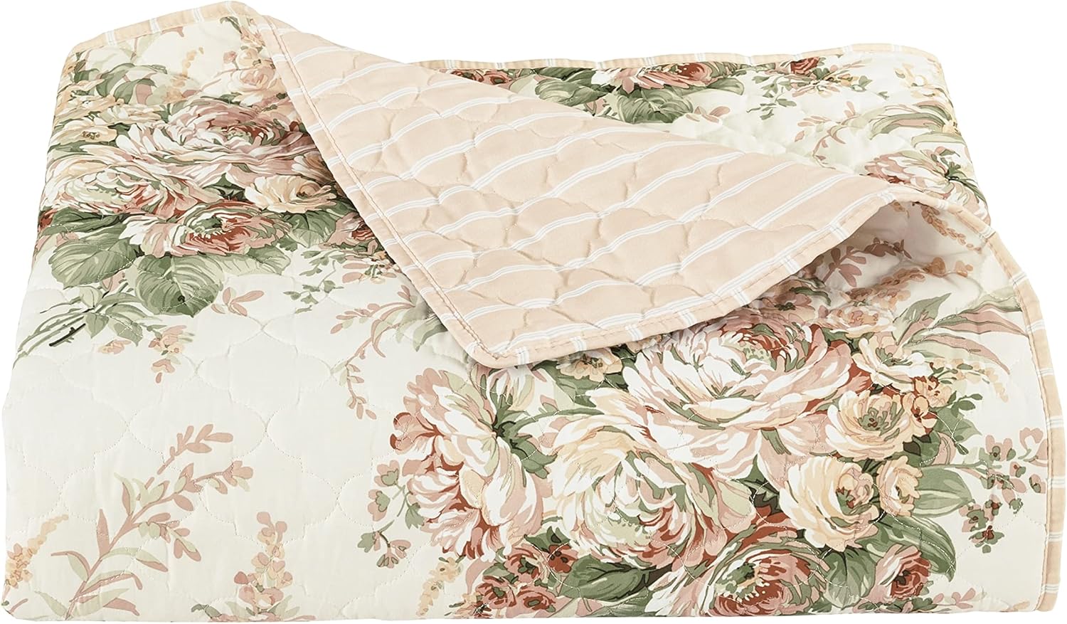 Royal Court Estelle Five Court Full/Queen 3Pc Quilt Set Coral Z987