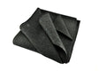 SE 51"x 80" Multipurpose Gray Wool Blanket - 50% Wool, Lightweight 2 lb, Zippered Bag Included - Ideal for Camping, Hiking, Emergency Survival