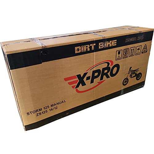 X-PRO 125cc Kids Dirt Bike Pit Bike with 4-Speed Semi-Automatic Transmission R1920