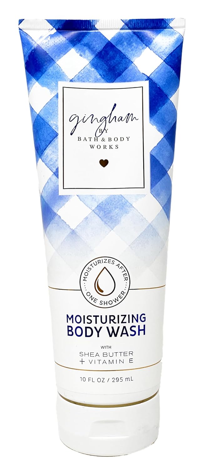 Bath & Body Works Gingham Deluxe Gift Set with Fine Fragrance Mist, Body Cream, Shower Gel & Body Lotion L53462