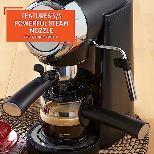 Imusa 4 Cup Epic Electric Espresso Maker, Red U436478