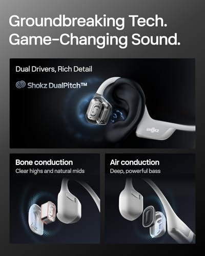 SHOKZ OpenRun Pro 2 Open-Ear Bone Conduction Sport Headphones Q8088