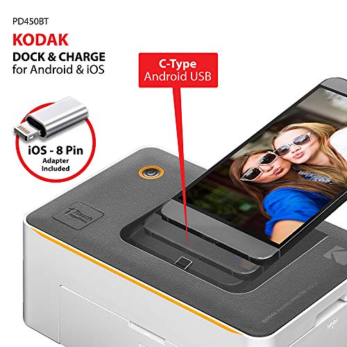 Kodak Dock Premium 4x6" Portable Instant Photo Printer, Bluetooth Edition M179642