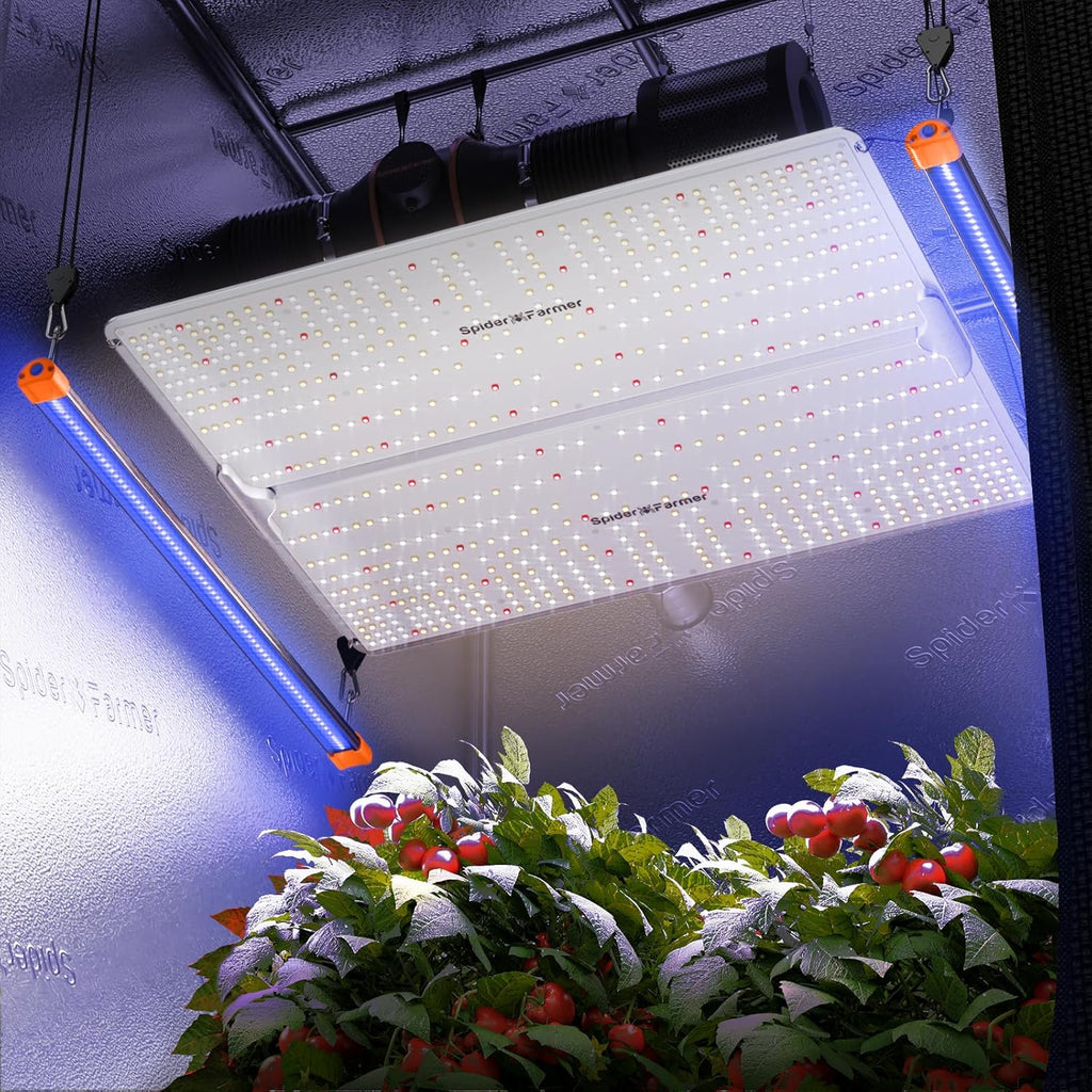 Spider Farmer SF1000D LED Grow Light with Samsung LM301B Diodes and SUPP-UV30 Supplemental Light J275
