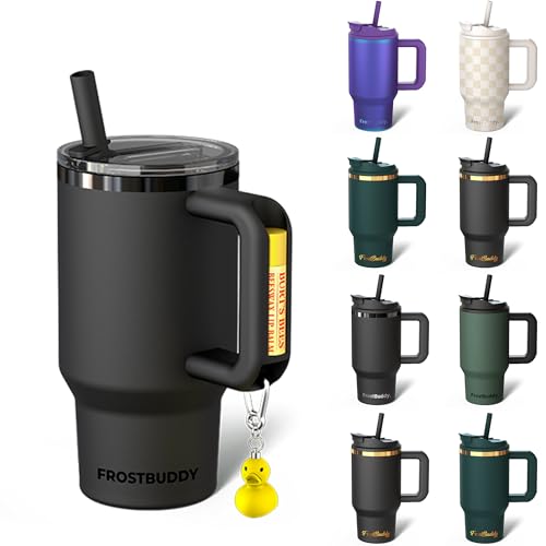 Frost Buddy Thicc Buddy 40 oz Stainless Steel Tumbler with Lid and Straw Q581