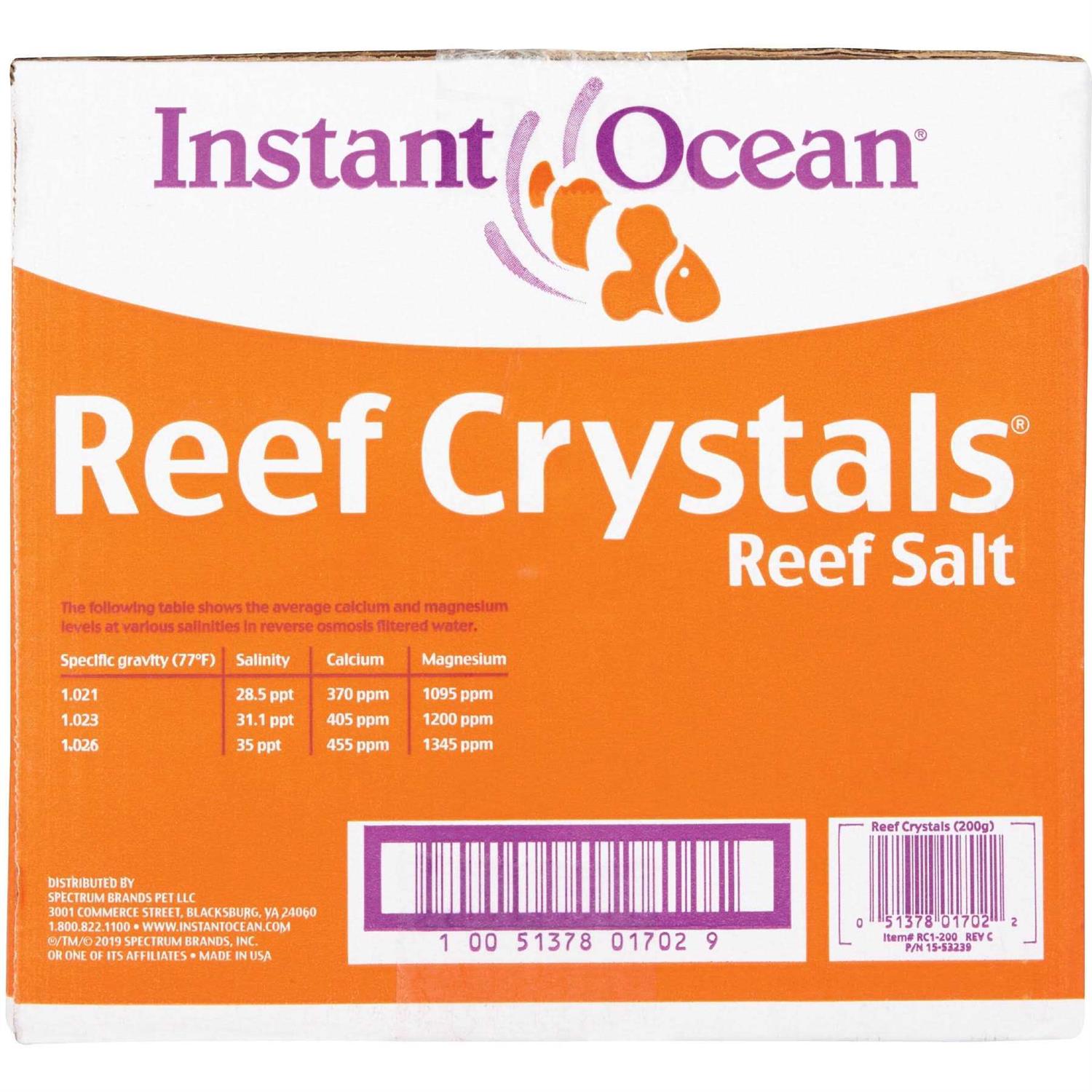 Instant Ocean Reef Crystals Reef Salt D84143