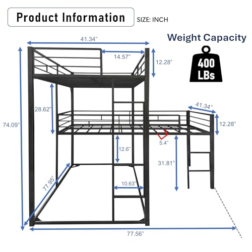 Queen Size Murphy Bed with Desk & Charging Station, White K505073