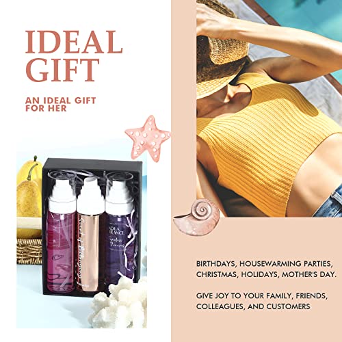 Women Body Spray Fragrance Mist Gift Set 3.4 Fl Oz Each, Pack of 3 C5896