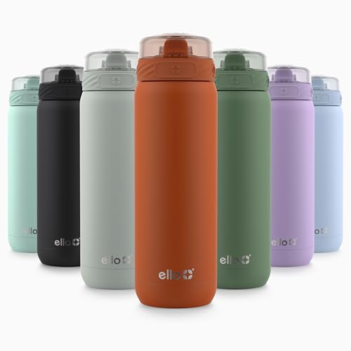 Ello Cooper 32oz Stainless Steel Water Bottle with Straw and Handle Q4598