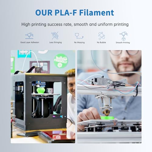 Glow in The Dark PLA 3D Printer Filament 1.75mm Multicolor 1KG Spool K36044