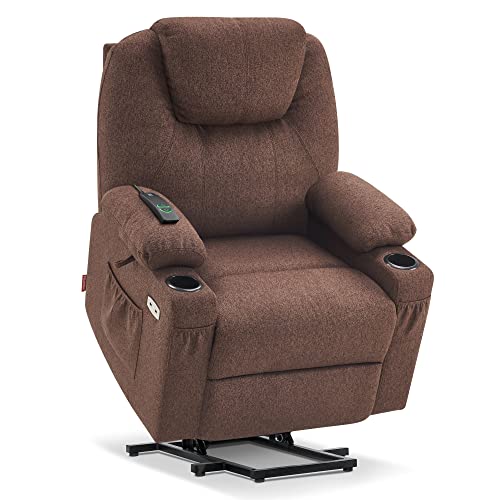 MCombo Small Power Lift Recliner Chair for Elderly with Heat and Massage, USB & Type C Ports J262