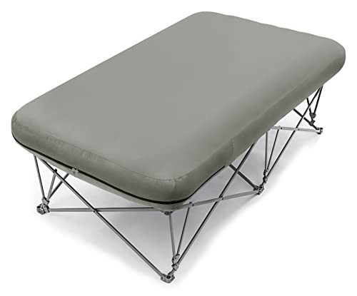 KAMPKEEPER Folding Camping Cot with Inflatable Air Mattress and Carry Bag M949