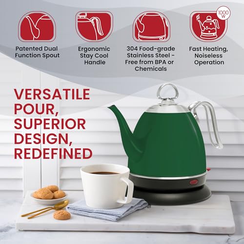 Chantal Mia Electric Kettle, 32 oz, Red U472