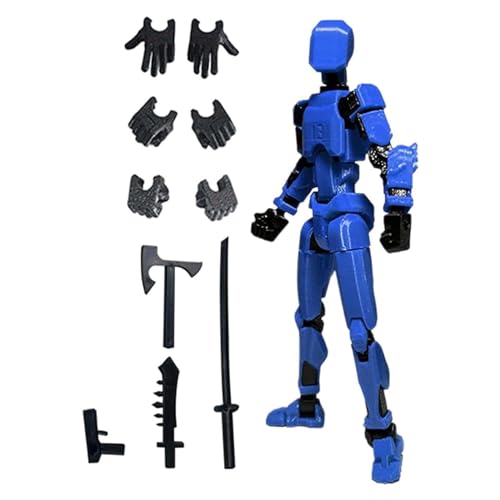 Titan 13 Action Figure Set, 3D Printed Multi-Jointed Movable Toy (3Pcs) O3697