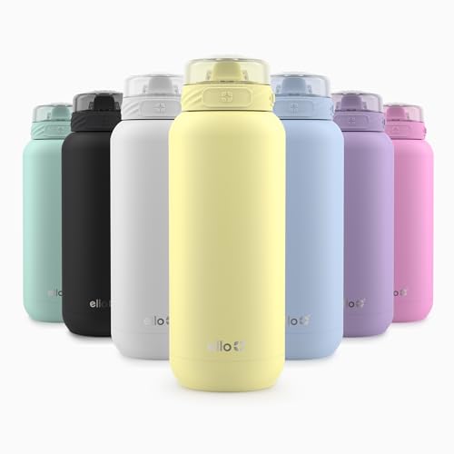 Ello Cooper 32oz Stainless Steel Water Bottle with Straw and Handle Q4598