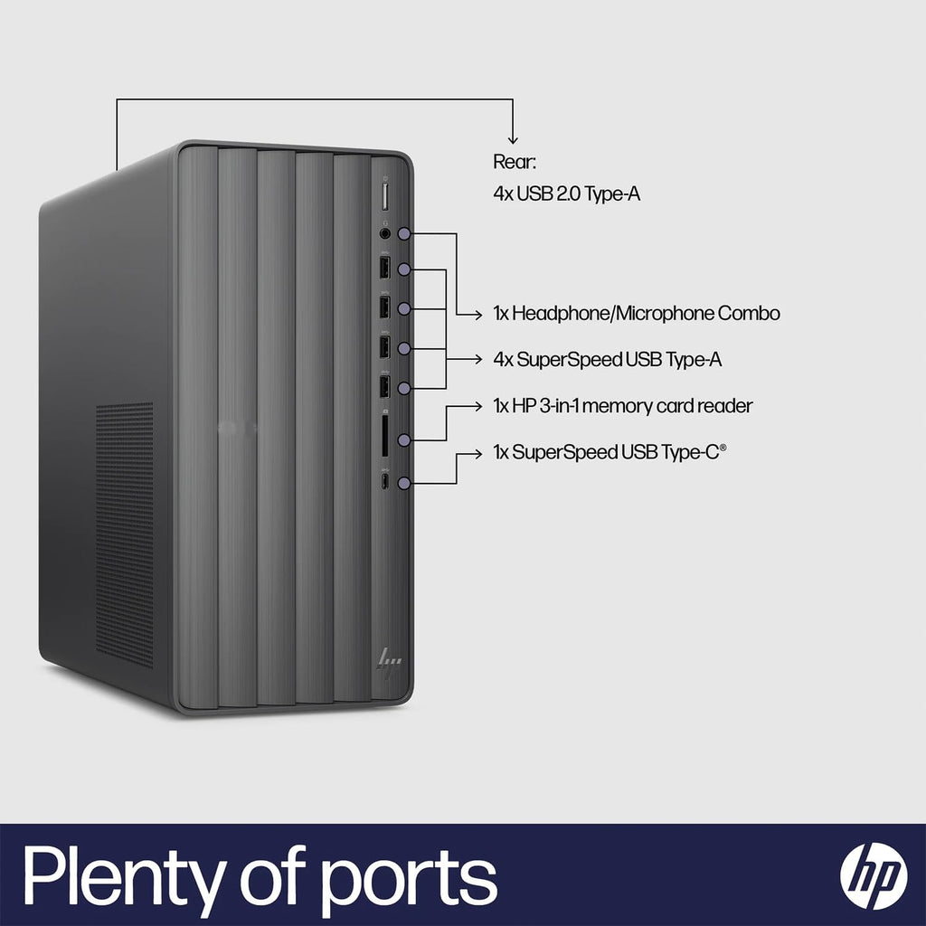 HP Envy i5 Tower Desktop, 64GB RAM, 1TB SSD, Windows 11 Pro W73976