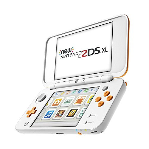 Nintendo New 2DS XL White + Orange (Renewed) D77093