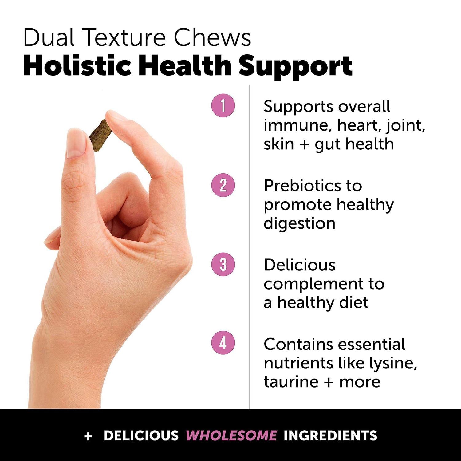 Pet Honesty Multivitamin Dual Texture Chews for Cats Y648