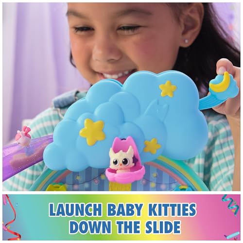 Gabby's Dollhouse Kitty Care Ear Purrfect Playroom 17-Piece Playset C29054