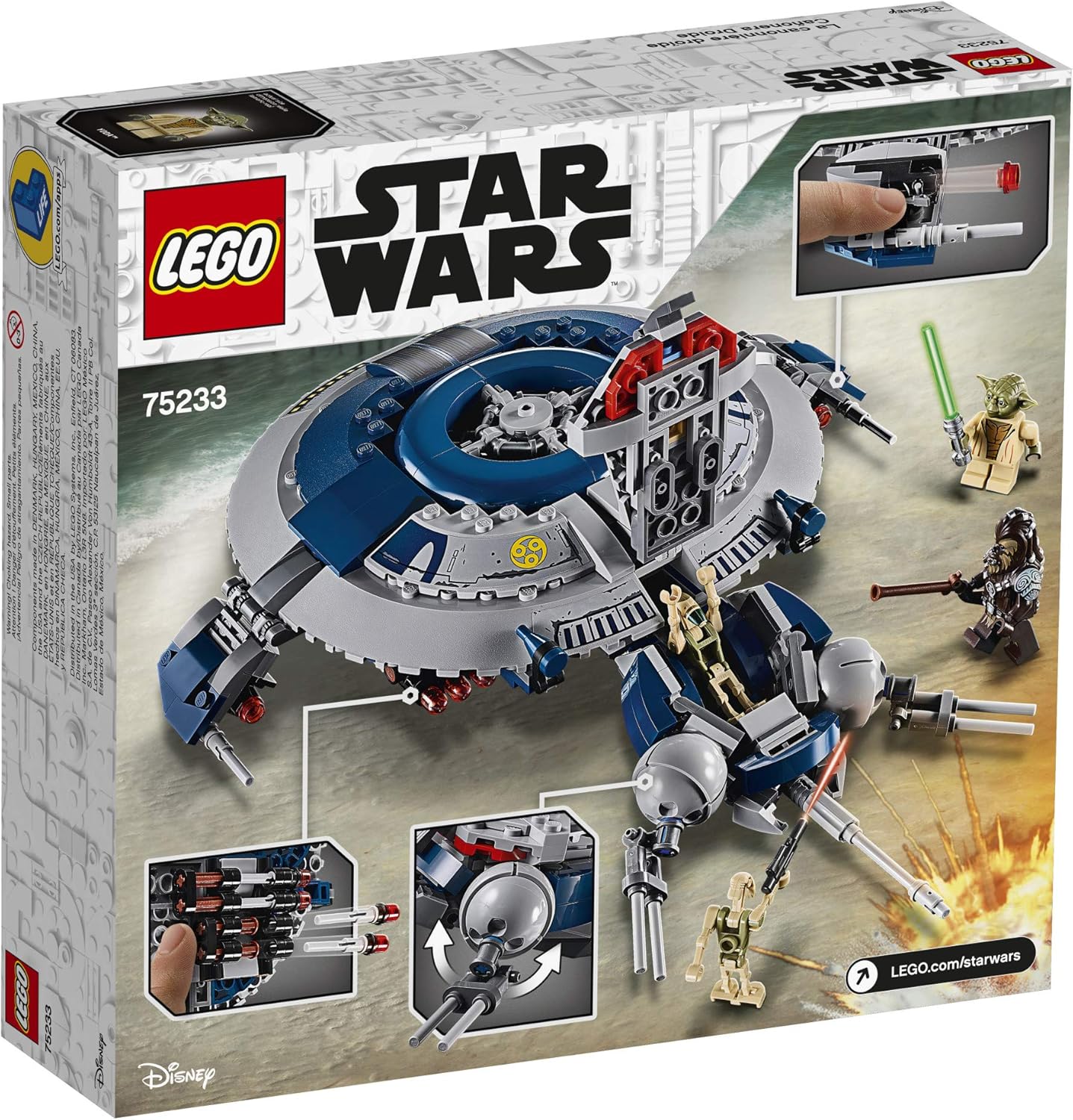 LEGO Star Wars Droid Gunship 75233 Building Kit K815