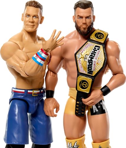 Mattel WWE Championship Showdown 2-Pack Action Figures, John Cena vs Austin Theory, 6-inch H994
